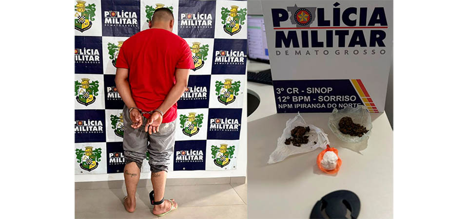 Ipiranga: Homem preso dia 11 é preso de novo dia 13 por tráfico de drogas