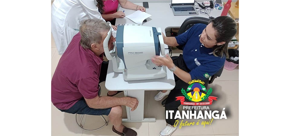 Itanhangá: Secretaria de Saúde realizou mutirão de consultas oftalmológicas