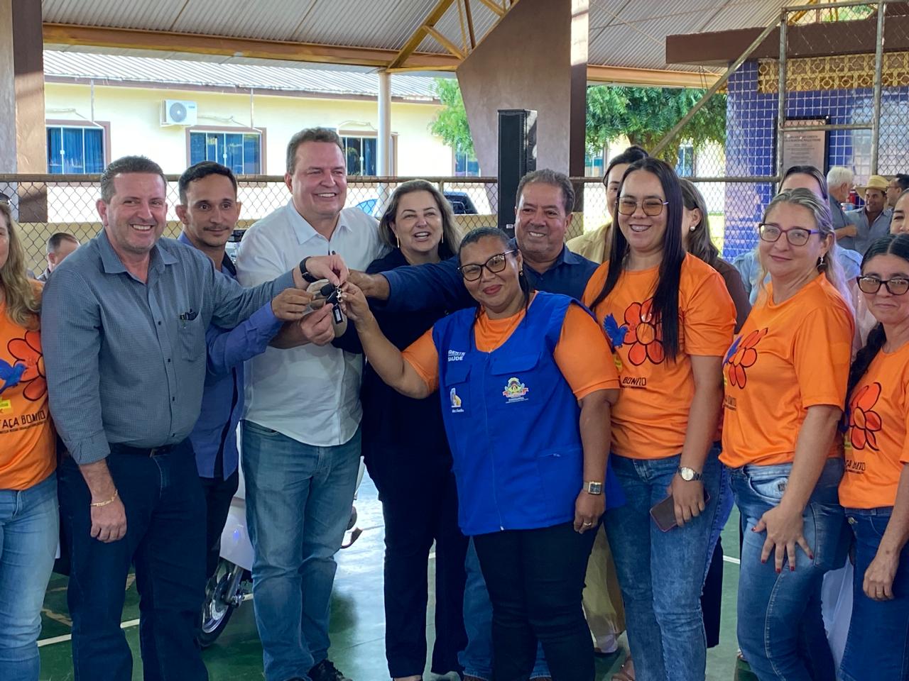 Itanhangá: Secretaria De Saúde entrega motonetas elétricas as agentes de saúde e de endemias. Fotos
