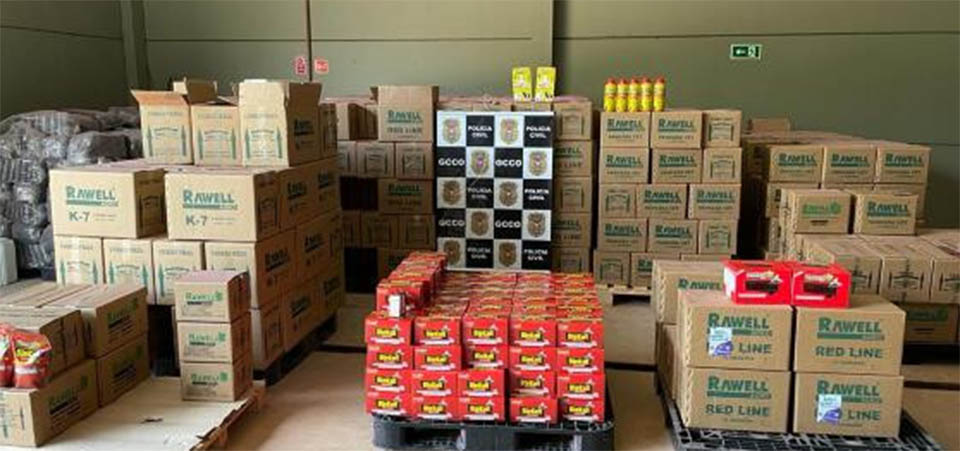 Polícia apreende 44 toneladas de agrotóxicos adulterados