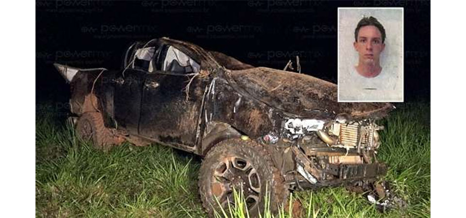 Jovem de 25 anos morre após grave acidente na zona rural