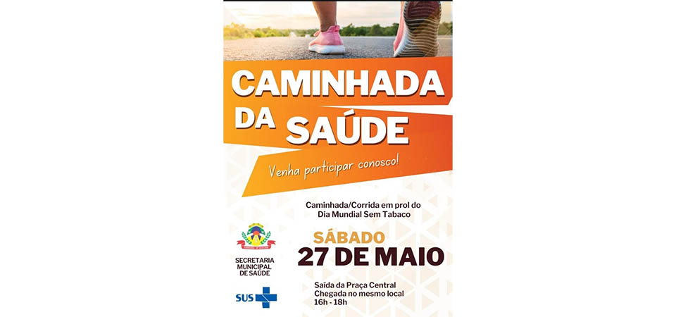 Itanhangá: Secretaria de Saúde promove corrida contra o tabagismo