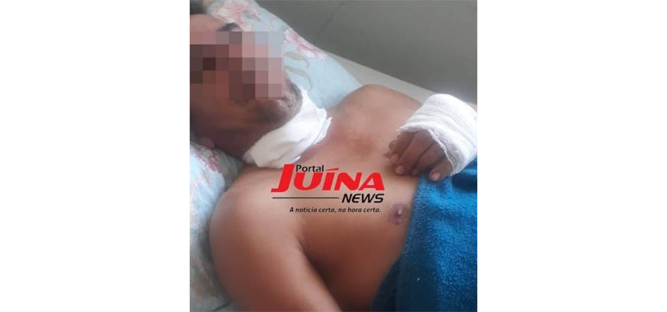 Homem que teve pescoço cortado com linha de cerol passa por cirurgia