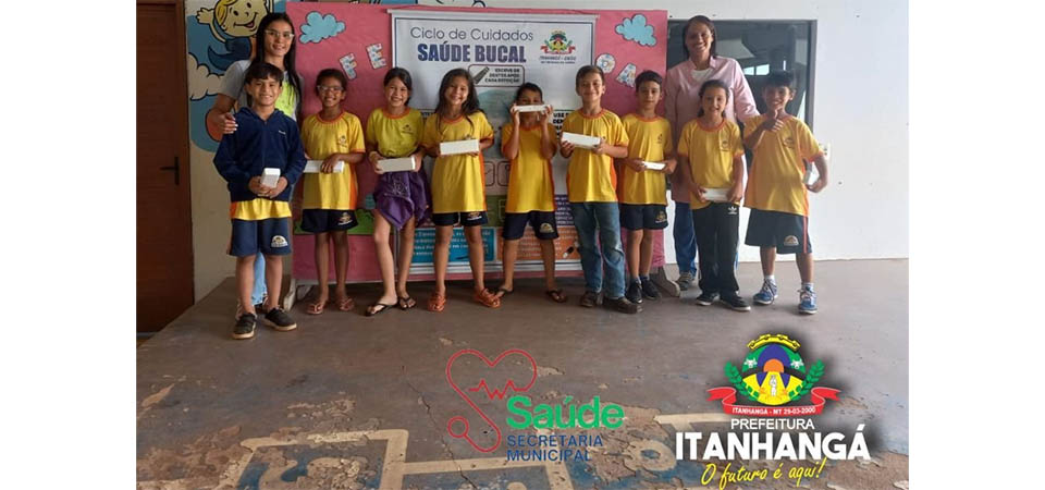 Itanhangá: Secretaria de Saúde desenvolve ações de saúde bucal nas escolas