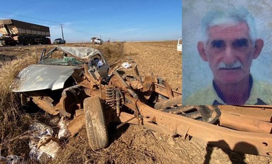 Caminhão sai da pista em rodovia e motorista morre na MT 242
