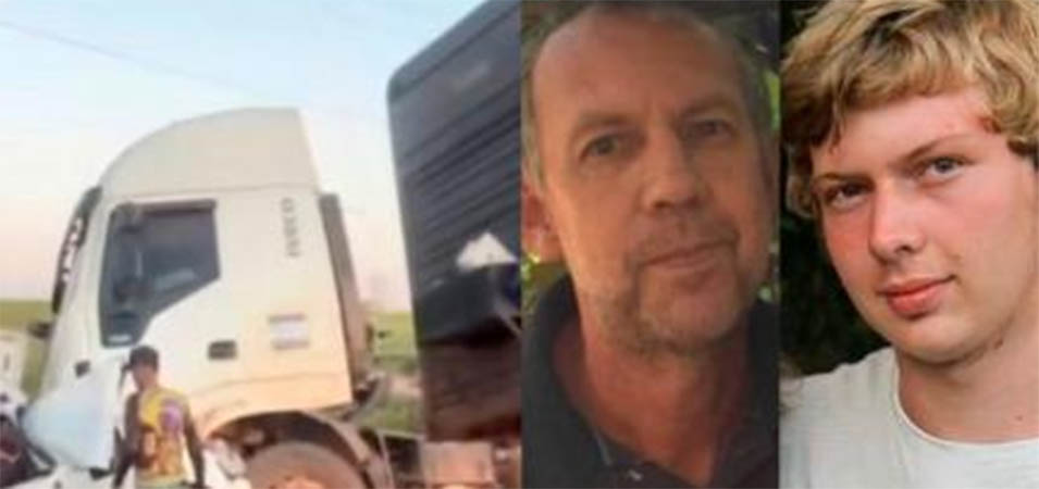 Pai e filho morrem em grave acidente na BR-163