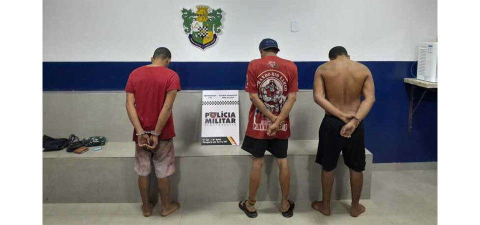 Três homens são presos por incêndios criminosos