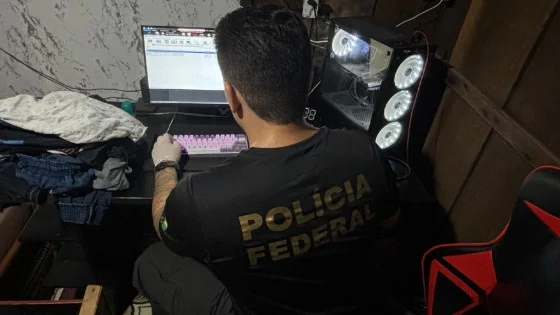 Pedófilo é preso pela PF por armazenar conteúdo de abuso infantil