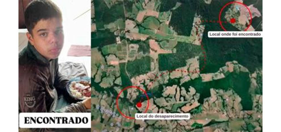 Adolescente de 17 anos que sumiu após sair para caçar passarinho é encontrado