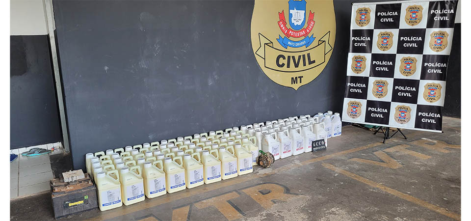 Polícia Civil recupera defensivos agrícolas e prende envolvidos em furto de fazenda