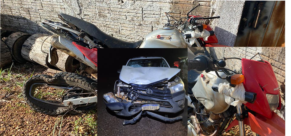 Itanhangá: Acidente entre caminhonete e moto na MT 338 deixa dois mortos