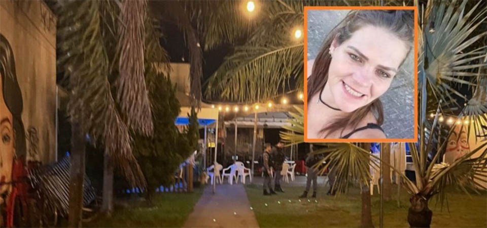 Polícia conclui que mulher foi morta em bar tentando defender o filho
