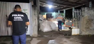Homem é morto a tiros em empresa de reciclagem