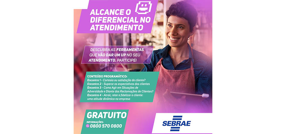 Itanhangá: SEBRAE oferece curso gratuito de atendimento aos clientes