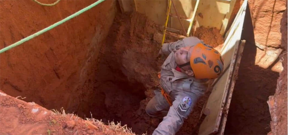 Trabalhador morre soterrado durante perfuração de fossa