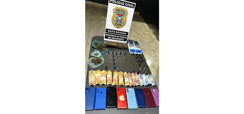 Brasnorte: Polícia Civil prende quatro suspeitos de tráfico