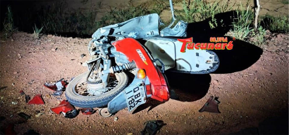 Motociclista morre no local e passageira de carro fica gravemente ferida em acidente na MT 338