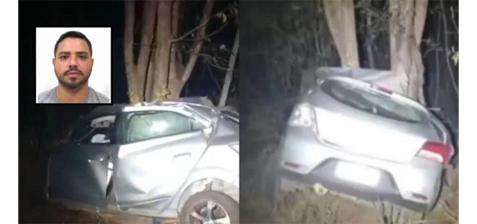 Professor e mulher morrem em acidente de carro em rodovia