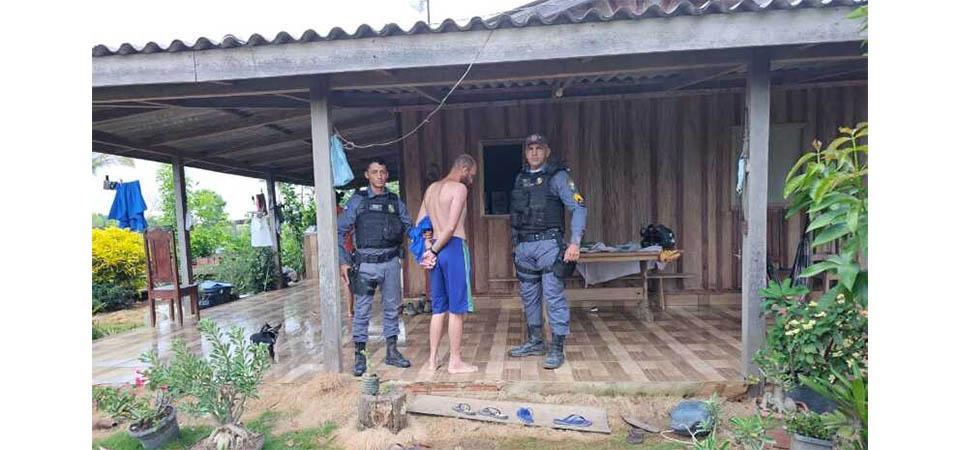 Polícia Militar prende criminoso que matou três pessoas da mesma família em RO