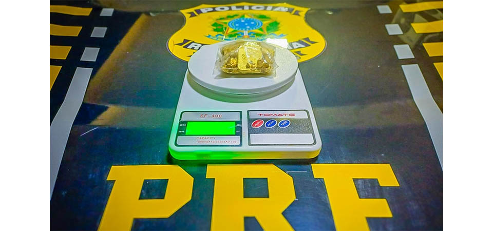 Ação integrada da PRF e Polícia Civil apreende ouro avaliado em R$ 500 mil na BR-163