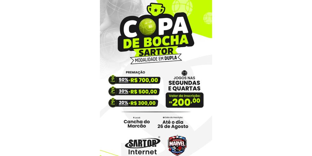 Itanhangá: Copa Sartor internet de bocha vai começar na próxima semana na Cancha do Marcão