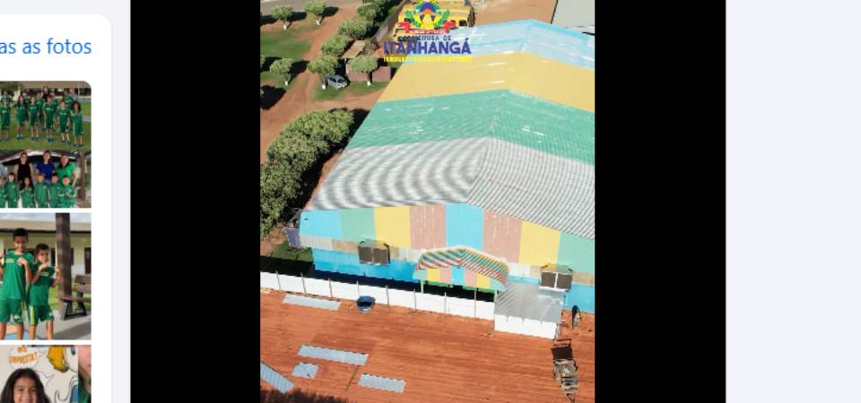 Itanhangá: Ginásio Municipal está ganhando uma nova história. Vídeo