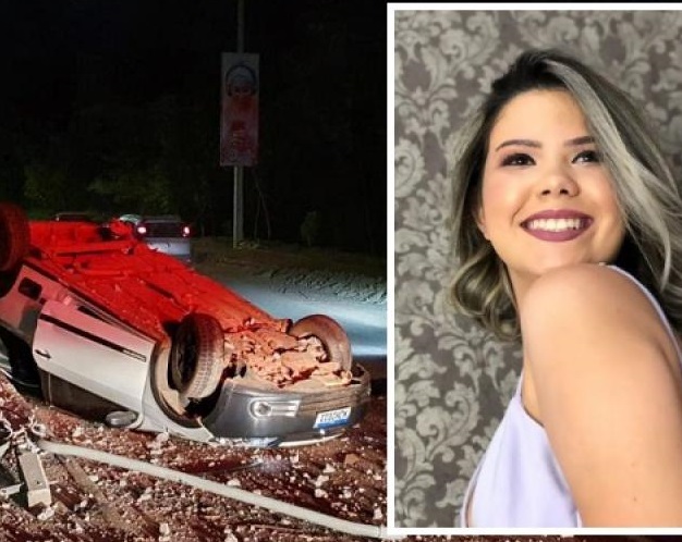 Jovem perde controle de carro, capota e namorada que faria 19 anos neste domingo morre