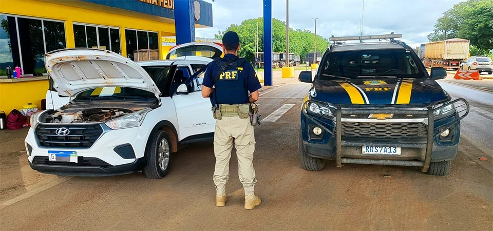 PRF em Sorriso retira dois veículos roubados de circulação em menos de 24 horas
