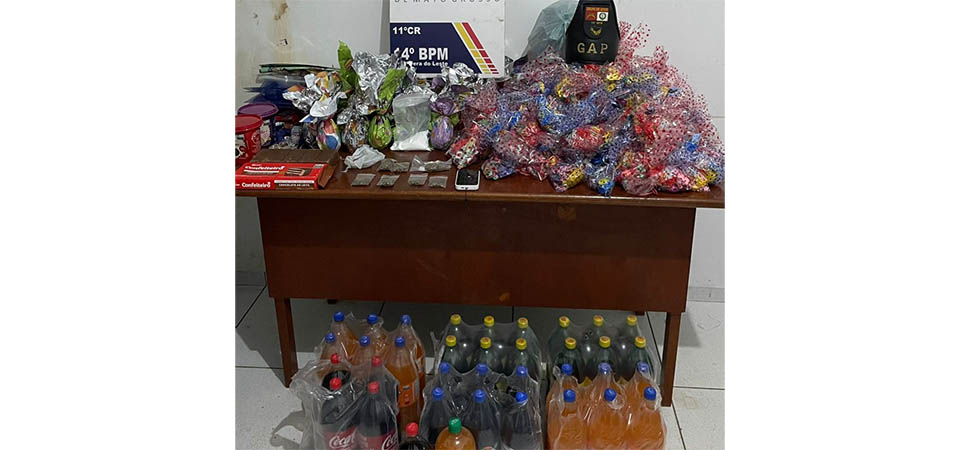 Polícia Militar detém cinco pessoas e apreende ovos de Páscoa que seriam distribuídos por facção