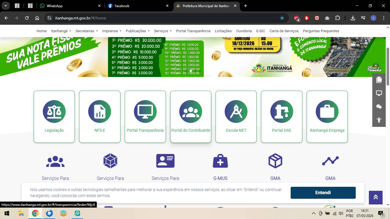 Itanhangá: Prefeitura disponibiliza site para quem oferece e pra quem procura emprego, Vídeo