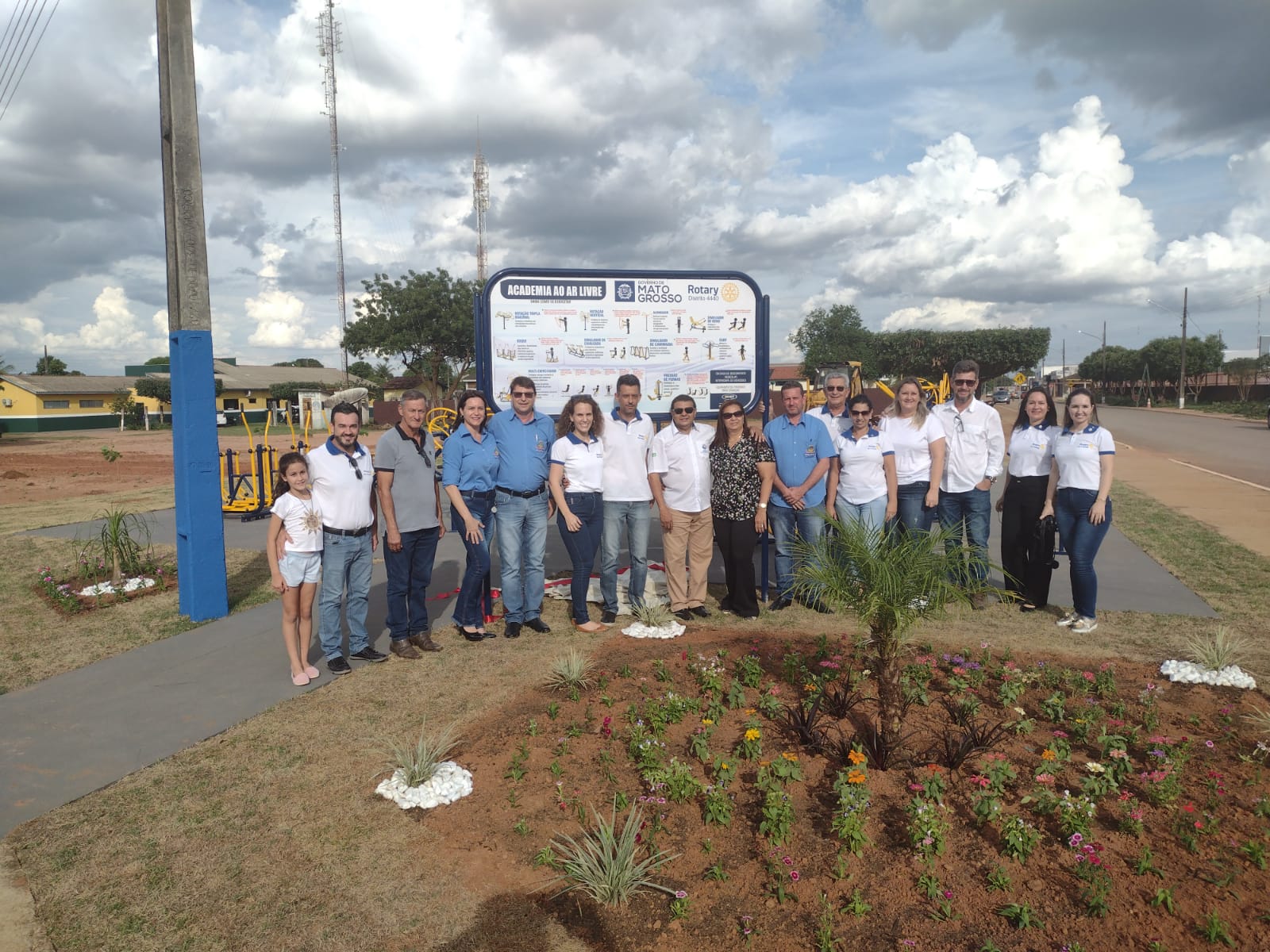 Itanhangá: Rotary, Governo do Estado e Prefeitura entregam academia ao ar livre