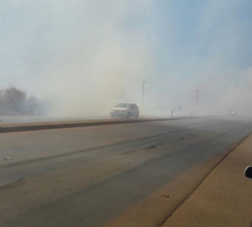 Umidade relativa do ar varia entre 12% e 20% e Defesa Civil emite alerta