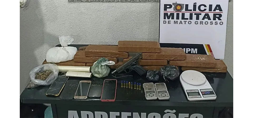Polícia Militar apreende maconha e prende mulher com mandato de prisão em aberto
