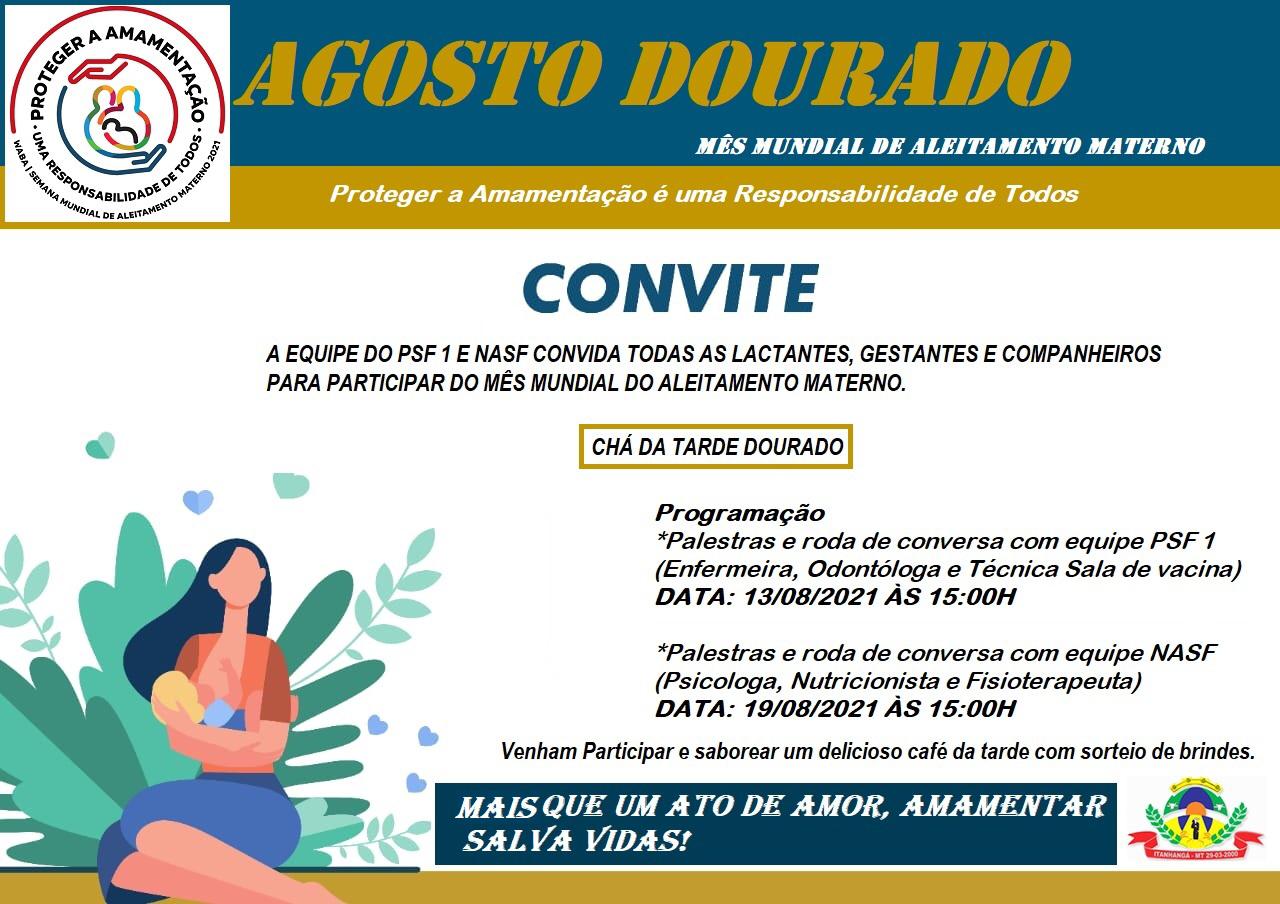 Itanhangá: Hoje tem palestra sobre amamentação no PSF I