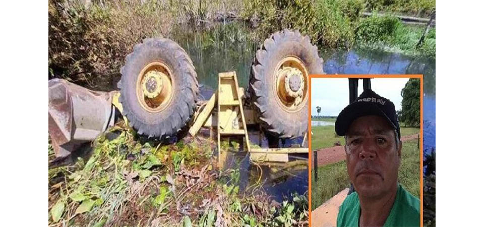 Funcionário de fazenda morre em acidente com pá carregadeira