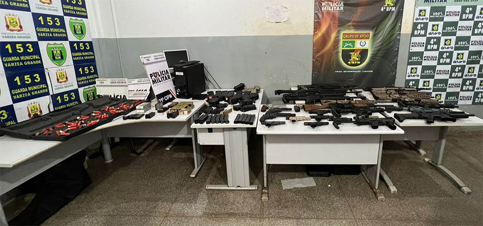 Empresário de MT é investigado por comercializar armas com integrantes de facção criminosa