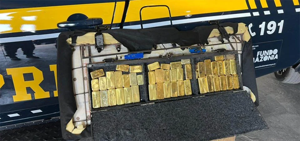 PRF se consolida como a polícia que mais apreende ouro no país