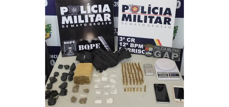Policiais Militares apreendem granadas e munições com integrante de grupo criminoso