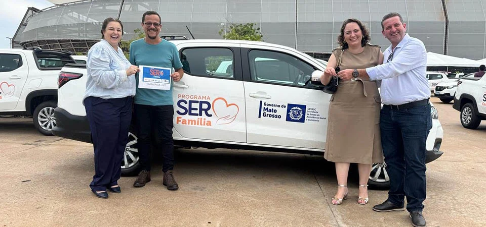 Itanhangá: Governo do Estado entrega veículo 0 km para reforçar atendimento social por meio do CRAS. Vídeo