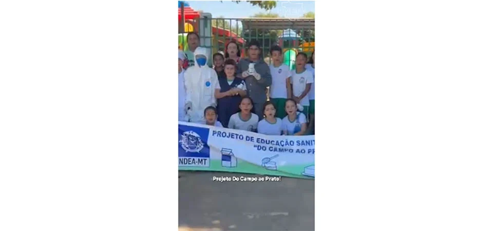 INDEA leva conhecimento a alunos atraves do projeto “Do campo Ao Prato”. Vídeo