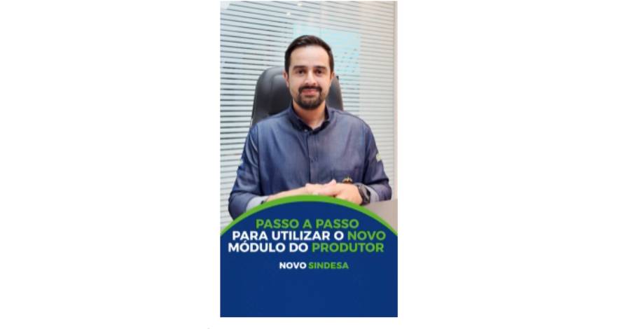 Veja o passo-a-passo para acessar o novo sistema SINDESA do INDEA. Vídeo