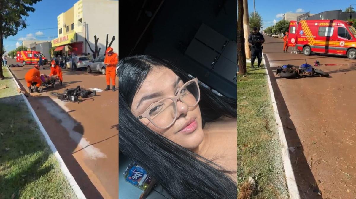 Jovem morre em grave acidente entre moto e bicicleta elétrica