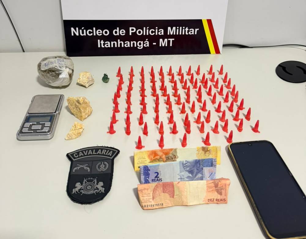 Itanhangá: Polícia Militar fecha mais um ponto de venda de entorpecentes