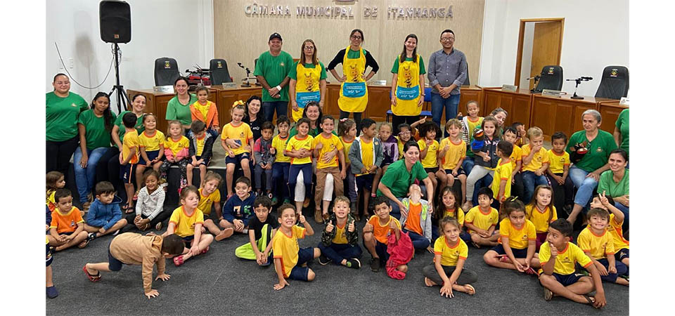 Itanhangá: Alunos do CEI Pequeno Príncipe assistem apresentação do teatro de fantoches