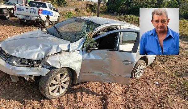 Idoso morre após ultrapassagem na rodovia MT-320