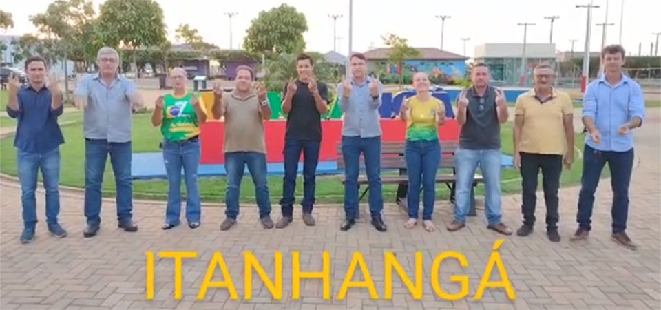 Itanhangá: Prefeito, Vice, Secretários e vereadores pedem votos para Bolsonaro. Vídeo