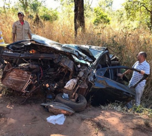 Cinco pessoas ficam feridas em acidente no interior de MT