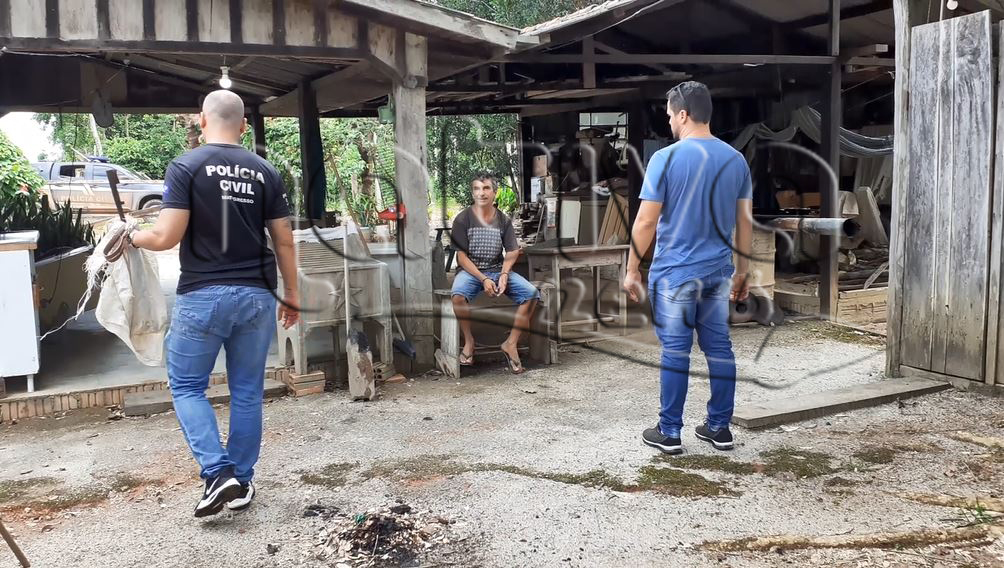Autor de homicídio em sítio é preso em flagrante pela Polícia Civil