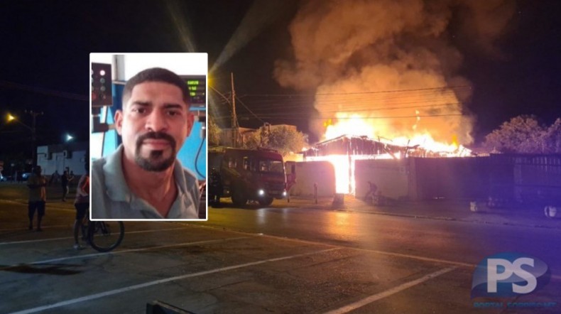 Casa de madeira pega fogo e homem morre carbonizado
