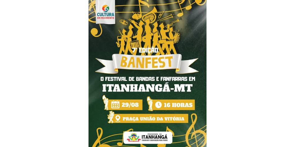 Itanhangá: Acontece neste sábado o 7º Banfest, com encontro de fanfarras de varias regiões de MT